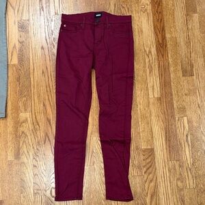Hudson Jeans Deep Red Denim
